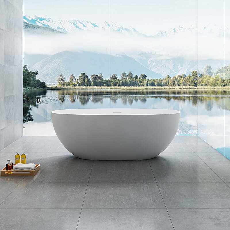 Изображение товара Ванна Vincea Солид Серфейс (Solid Surface), 170x75 см, VBT-6S01MW, белая матовая, слив-перелив в комплекте Изображение товара Ванна Vincea Солид Серфейс (Solid Surface), 170x75 см, VBT-6S01MW, белая матовая, слив-перелив в комплекте
