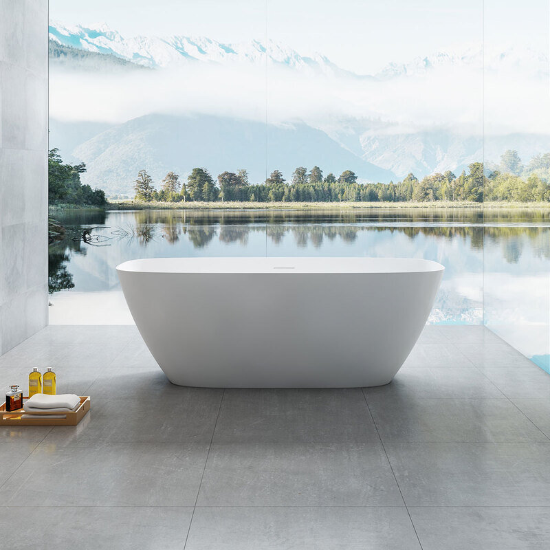 Изображение товара Ванна Vincea Solid Surface 170х72 см белый матовый, без гидромассажа Изображение товара Ванна Vincea Solid Surface 170х72 см белый матовый, без гидромассажа