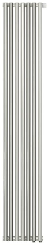 Изображение товара Радиатор стальной трубчатый Сунержа Эстет-00 EU50, ширина 35 см, высота 180 см, 7 секций, нижнее подключение левое EU50/правое EU50, хром, 00-0322-1807