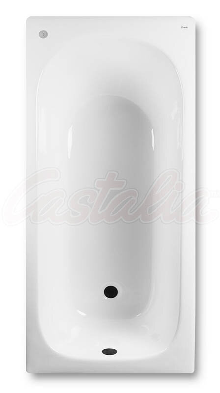 Изображение товара Чугунная ванна Castalia 160x70 см белая, встраиваемая, износостойкая эмаль
