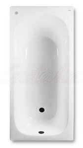 Изображение товара Чугунная ванна Castalia 160x70 см белая, встраиваемая, износостойкая эмаль