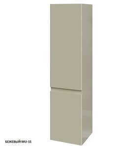 Изображение товара Пенал подвесной 35 см Caprigo Forte бежевый с 3 стеклянными полками