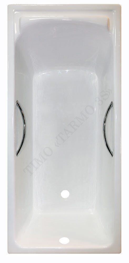 Изображение товара Чугунная ванна Timo Tarmo 3s 180x80 белая с ручками и регулируемыми ножками