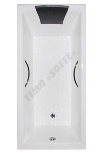 Изображение товара Чугунная ванна Timo Sofia 170x75 см с ручками и антикоррозийным покрытием