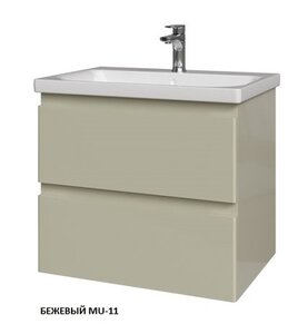 Изображение товара Тумба под раковину Caprigo Forte 65 см подвесная, бежевый (бежевый MU-11), 36110-MU-11