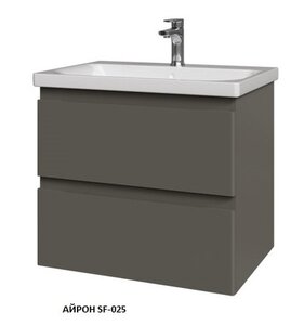 Изображение товара Тумба под раковину Caprigo Forte 65 см подвесная, серый (айрон SF-025), 36110-SF-025 (УК056267)