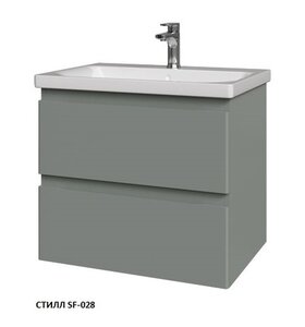 Изображение товара Тумба под раковину Caprigo Forte 65 см подвесная, серый (стилл SF-028), 36110-SF-028