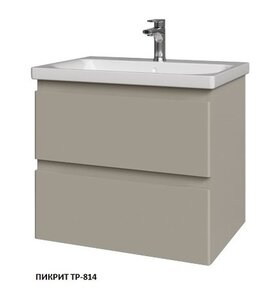 Изображение товара Тумба под раковину Caprigo Forte 65 см подвесная, серый (пикрит TP-814), 36110-TP-814
