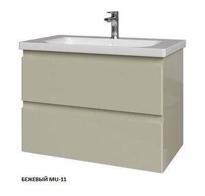 Изображение товара Тумба под раковину Caprigo Forte 80 см подвесная, бежевый (бежевый MU-11), 36112-MU-11