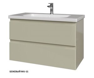 Изображение товара Тумба под раковину Caprigo Forte 90 см подвесная, бежевый (бежевый MU-11), 36113-MU-11