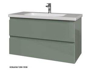 Изображение товара Тумба под раковину Caprigo Forte 100 см подвесная, серый (кобальт DM-7038), 36114-DM-7038