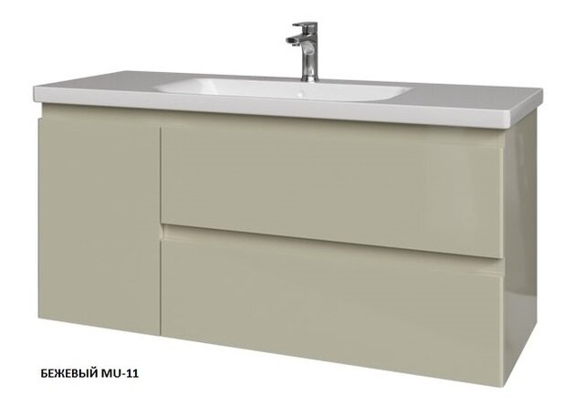 Изображение товара Тумба под раковину Caprigo Forte 120 см подвесная бежевый MU-11
