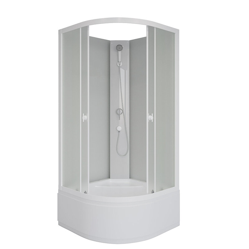 Изображение товара Душевая кабина Niagara Promo 100x100 с высоким поддоном и матовым стеклом