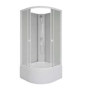Изображение товара Душевая кабина Niagara Promo 100x100 с высоким поддоном и матовым стеклом