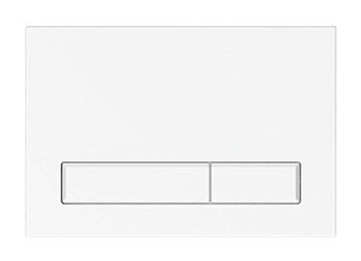 Изображение товара Клавиша смыва Elsen E08, механическая, прямоугольная, белая для унитаза