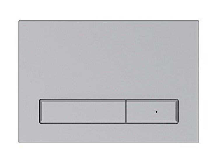 Изображение товара Клавиша смыва Elsen E08, прямоугольная, хром сатинированный, механическая