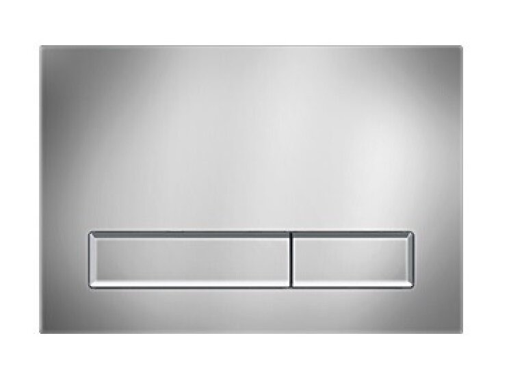 Изображение товара Клавиша смыва Elsen E08 с прямоугольными кнопками хромированная