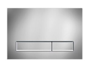 Изображение товара Клавиша смыва Elsen E08 с прямоугольными кнопками хромированная