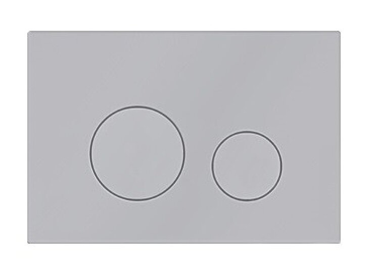 Изображение товара Клавиша смыва Elsen E11, механическая, хром сатин, 22x1.3x15 см