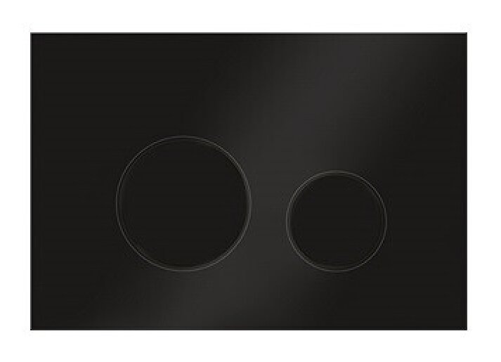 Изображение товара Клавиша смыва Elsen E11.blackmatt для унитаза с круглыми кнопками Изображение товара Клавиша смыва Elsen E11.blackmatt для унитаза с круглыми кнопками