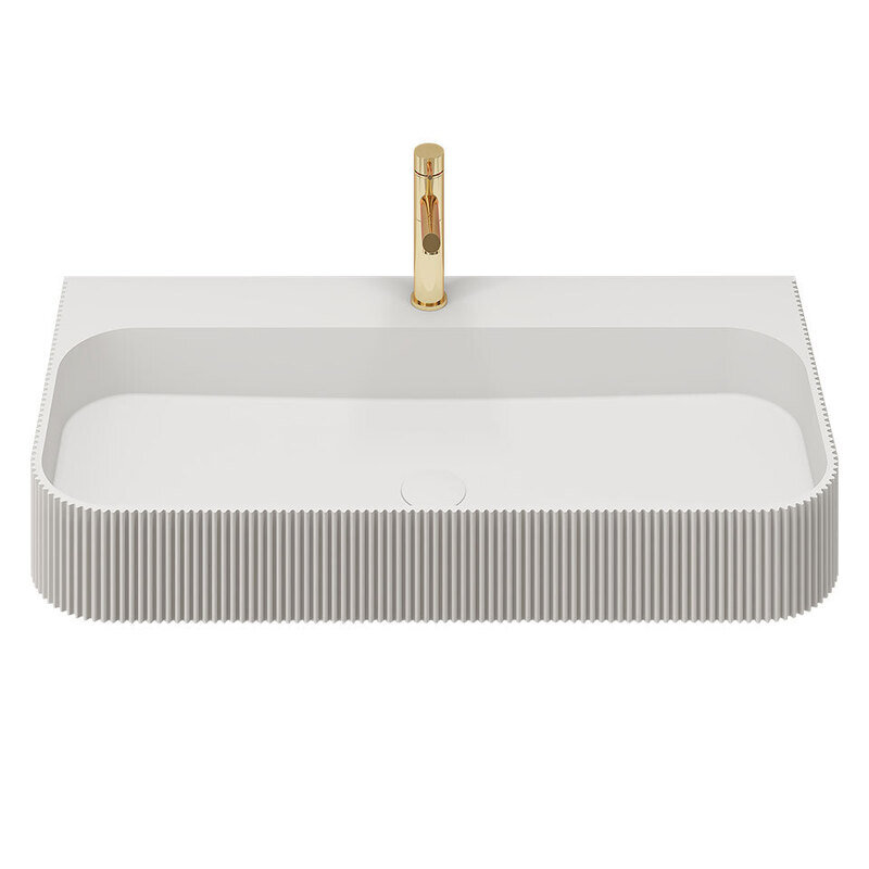 Изображение товара Раковина Vincea Солид Серфейс (Solid Surface), 75 х 46 см, VWB-6SG75MW, подвесная, цвет белый матовый Изображение товара Раковина Vincea Солид Серфейс (Solid Surface), 75 х 46 см, VWB-6SG75MW, подвесная, цвет белый матовый