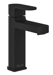 Изображение товара Смеситель Ravak Chrome CR 014.20BL для раковины черный матовый, горизонтальный монтаж
