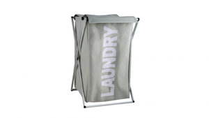 Изображение товара Корзина для белья Fixsen Loft Style FX-1023 80 л складная серый для дома