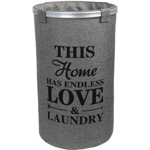 Изображение товара Корзина для белья Fixsen Eco Style 80 л FX-1031A серого цвета