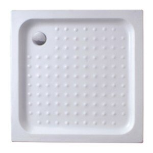 Изображение товара Поддон акриловый Cezares 80 x 80 x 15 см, TRAY-A-A-80-15-W, с сифоном в комплекте