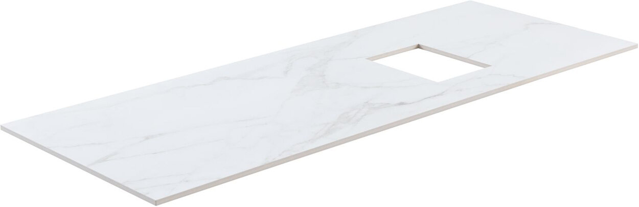 Изображение товара Столешница Allen Brau Infinity 120 см правая из керамогранита цвет мрамор