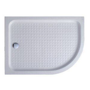 Изображение товара Асимметричный акриловый поддон Cezares TRAY-A-RH-100/80-550-15-W Италия