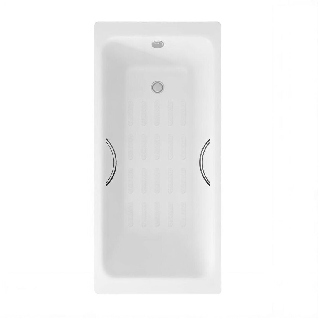 Изображение товара Ванна чугунная Delice Parallel DLR220503R-AS, 150 х 70 см, антискользящее покрытие, с ручками хром, цвет белый Изображение товара Ванна чугунная Delice Parallel DLR220503R-AS, 150 х 70 см, антискользящее покрытие, с ручками хром, цвет белый