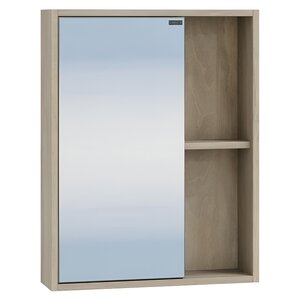 Изображение товара Зеркальный шкаф Санта Прима 50 см, дуб светлый