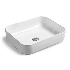 Изображение товара Раковина накладная Vincea 50x41 см фарфор белый VBS-105