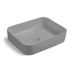 Изображение товара Раковина Vincea, 50 х 41 см, накладная, цвет серый матовый, VBS-105MG