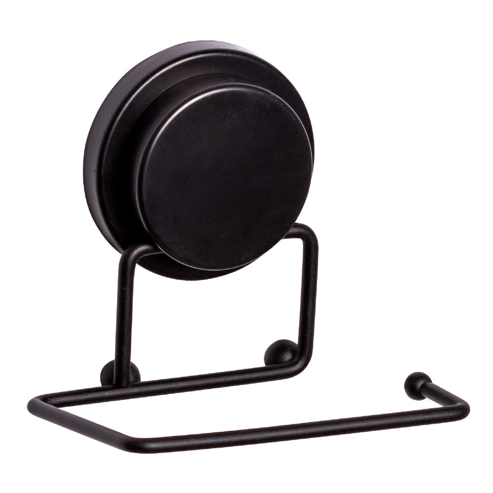 Изображение товара Держатель туалетной бумаги Fixsen Magic Black FX-45010B без сверления черный матовый