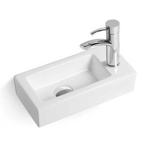 Изображение товара Раковина Vincea, 37 х 18 см, подвесная, правая/левая цвет белый, VBS-133R/VBS-133L Изображение товара Раковина Vincea, 37 х 18 см, подвесная, правая/левая цвет белый, VBS-133R/VBS-133L