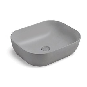 Изображение товара Раковина Vincea, 50 х 40 см, накладная, цвет серый матовый, VBS-101MG