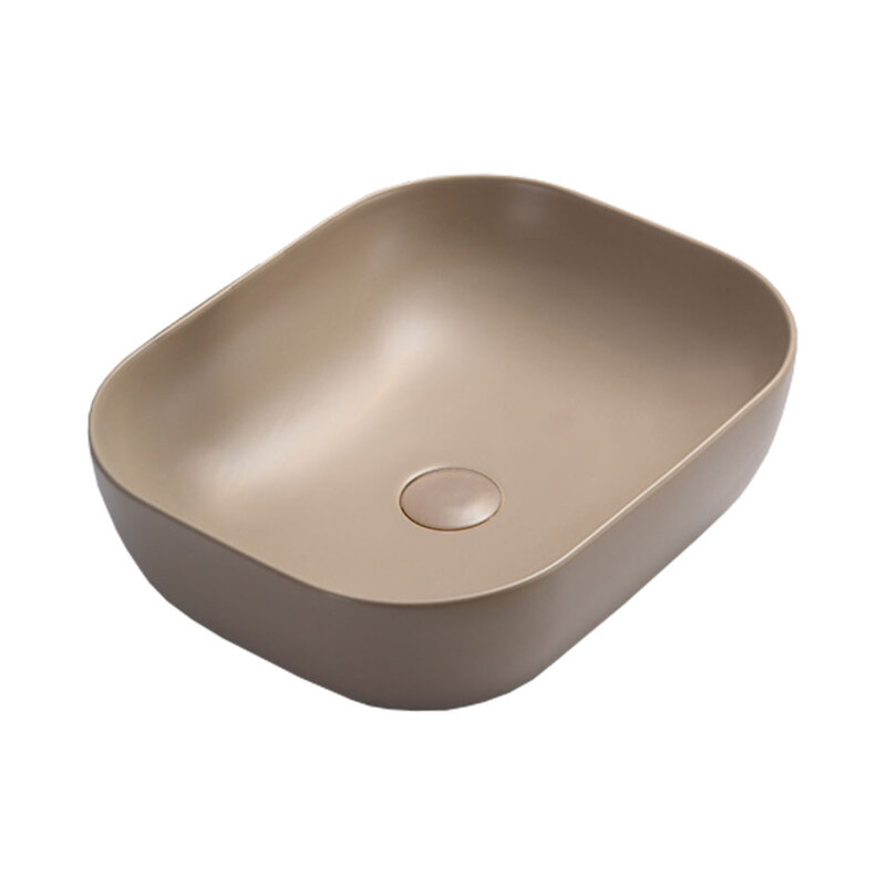 Изображение товара Раковина Vincea накладная 50 х 40 см капучино матовый VBS-101MC