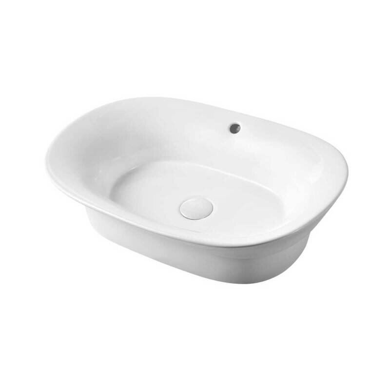 Изображение товара Раковина Vincea, 50 х 40 см, накладная, цвет белый, VBS-205