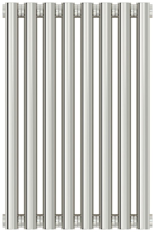 Изображение товара Радиатор стальной трубчатый Сунержа Эстет-00, ширина 35 см, высота 50 см, 8 секций, боковое подключение, хром, 00-0332-5008