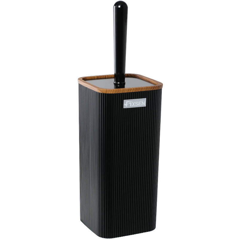 Изображение товара Ершик для туалета Fixsen Black Wood FX-401-5, черный/светлое дерево, 401-5 Изображение товара Ершик для туалета Fixsen Black Wood FX-401-5, черный/светлое дерево, 401-5