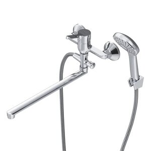 Изображение товара Смеситель Am.Pm X-Joy S F85B90100 для ванны и душа, с длинным изливом, с душевым комплектом, хром