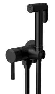 Изображение товара Гигиенический душ Raiber Premium Graceful, RPB-009, со смесителем, черный матовый