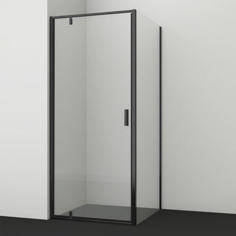 Изображение товара Душевой уголок WasserKRAFT Elbe 74P28 90x80 см распашная дверь стекло прозрачное