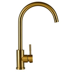 Изображение товара Смеситель Raiber Graceful RPG-012 для кухонной мойки, цвет матовое золото