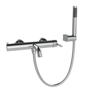 Изображение товара Смеситель Raiber Graceful RP-003 для ванны с душевым гарнитуром, цвет хром глянец