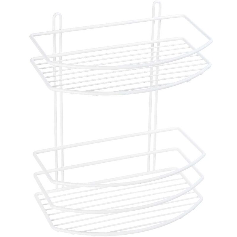 Изображение товара Овальная полка Fixsen 2 яруса белый матовый FX-720W-2