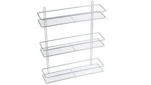 Изображение товара Полка прямоугольная Fixsen, 3 яруса, хром, FX-730-3