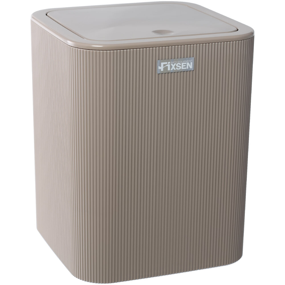 Изображение товара Ведро для мусора Fixsen Brown FX-403-6 5 литров напольное коричневое